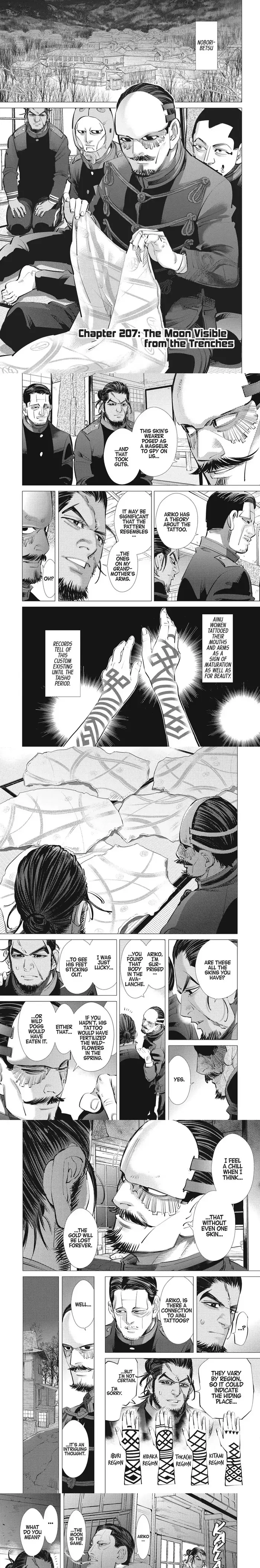 Golden Kamuy Chapter 207 image 1_optimized
